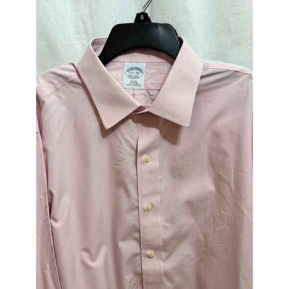 LOT OF 5 Brooks Brothers Button Long Sleeve Dress Shirt Sz 17-17 1/2 34/35 #14 - Picture 12 of 16